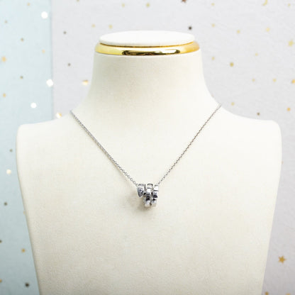LUXEIFY SERPENTI SILVER NECKLACE DIAMOND