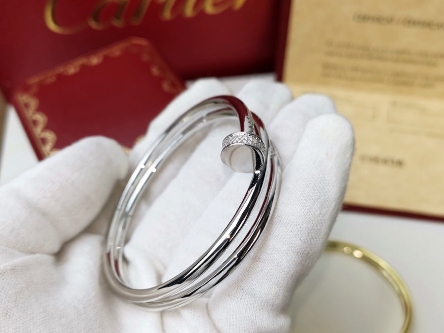 LUXEIFY JUSTE BRACELET 3.5MM DOUBLE ROW DIAMOND