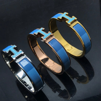 LUXEIFY H BRACELET BLUE RAINBOW CERAMIC