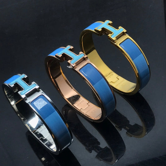 LUXEIFY H BRACELET BLUE RAINBOW CERAMIC