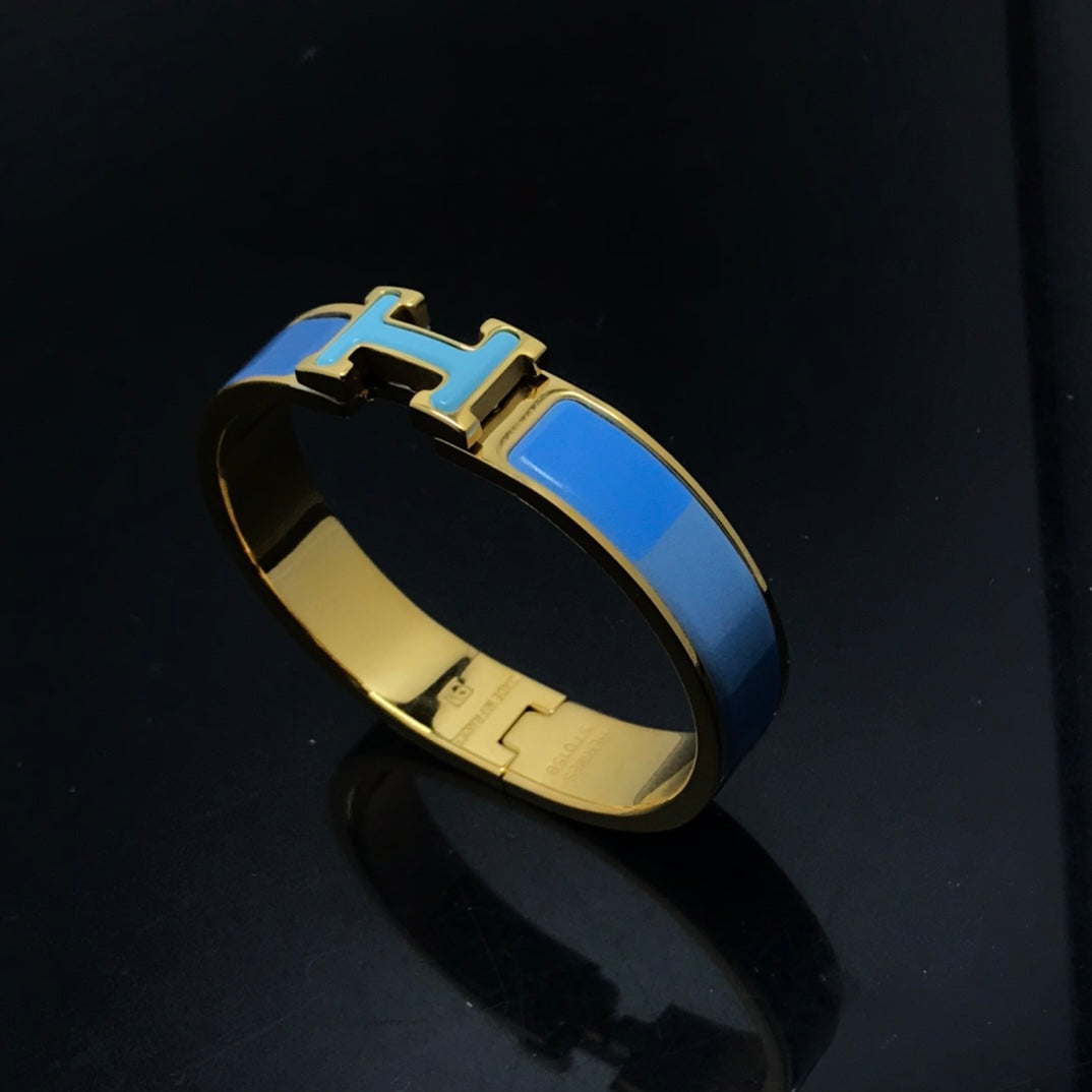 LUXEIFY H BRACELET BLUE RAINBOW CERAMIC