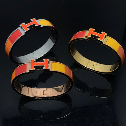 LUXEIFY H BRACELET ORANGE RAINBOW CERAMIC