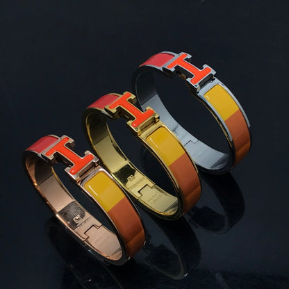 LUXEIFY H BRACELET ORANGE RAINBOW CERAMIC