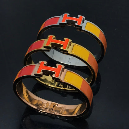 LUXEIFY H BRACELET ORANGE RAINBOW CERAMIC