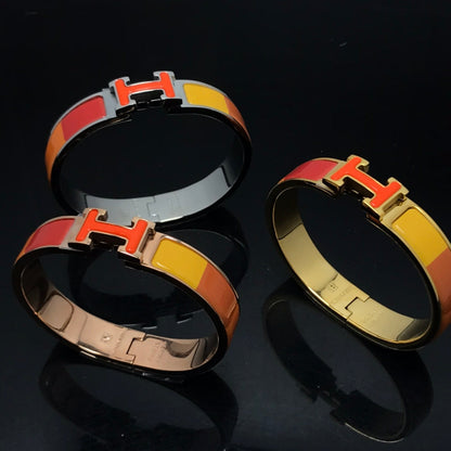 LUXEIFY H BRACELET ORANGE RAINBOW CERAMIC