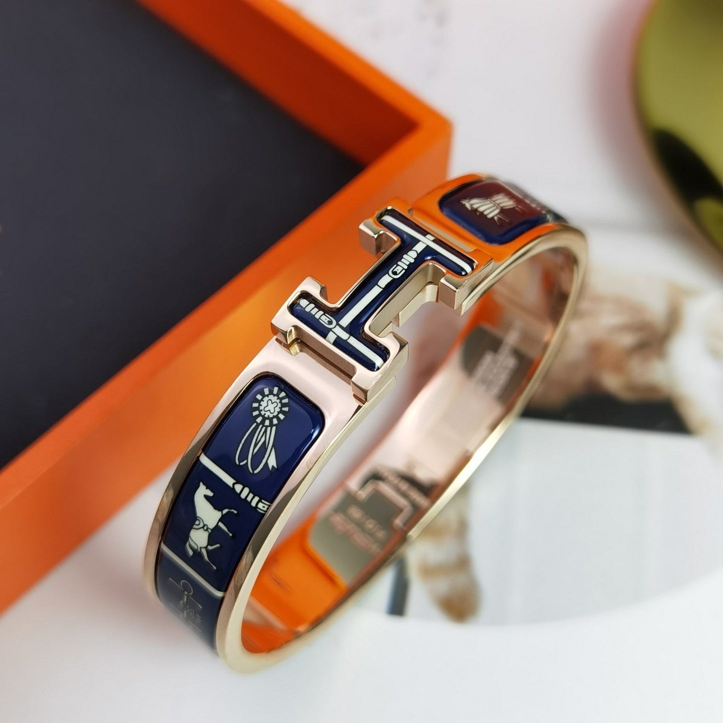 LUXEIFY H COUVERTURES DARK BLUE BRACELET