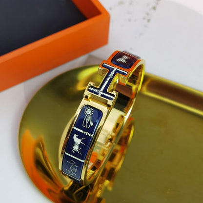 LUXEIFY H COUVERTURES DARK BLUE BRACELET