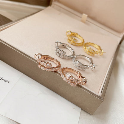 LUXEIFY SERPENTI EARRINGS DIAMOND