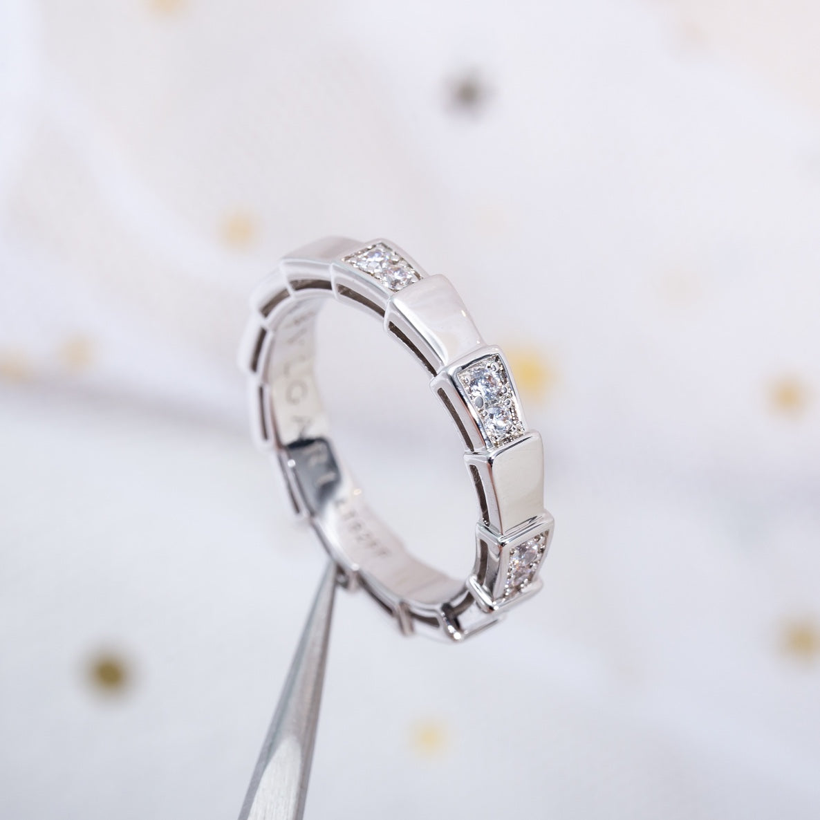 LUXEIFY SERPENTI RING SILVER  3MM