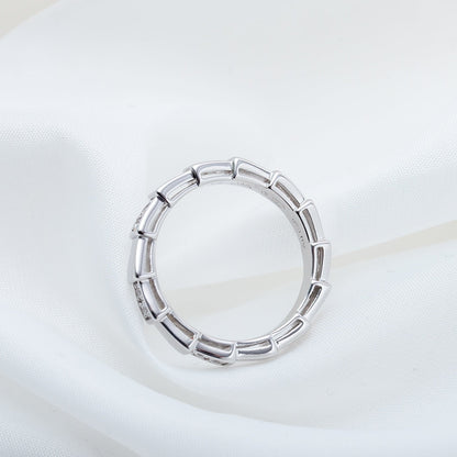 LUXEIFY SERPENTI RING SILVER  3MM
