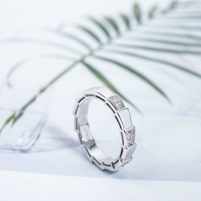 LUXEIFY SERPENTI RING SILVER  3MM