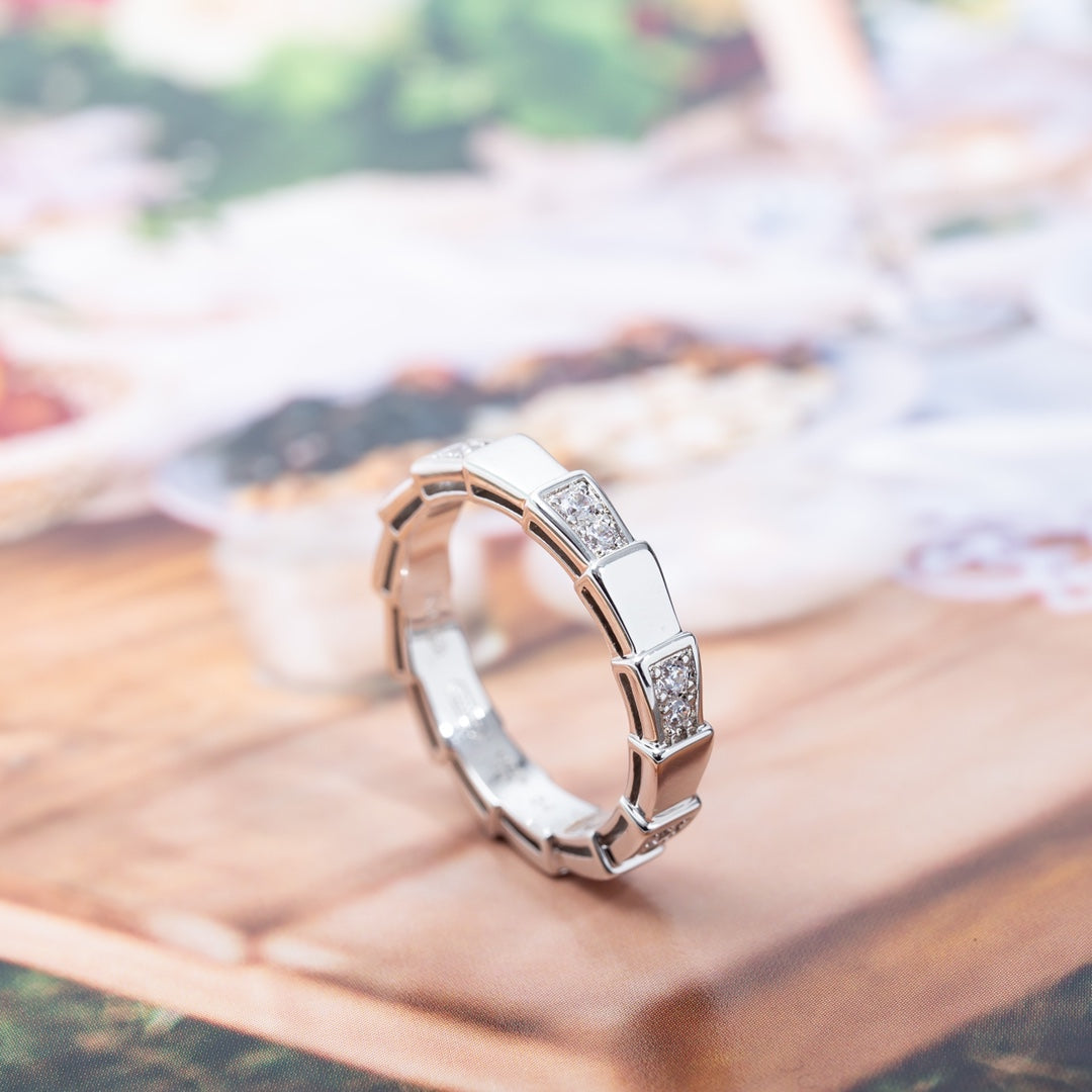 LUXEIFY SERPENTI RING SILVER  3MM