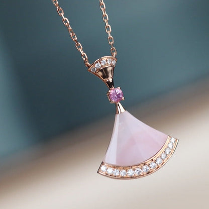LUXEIFY DREAM NECKLACE PINK MOP DIAMOND
