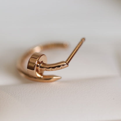 LUXEIFY JUSTE EARRINGS PINK GOLD