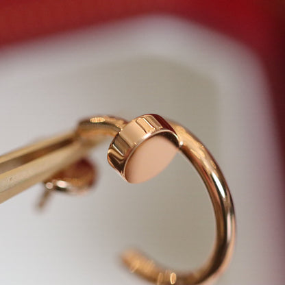 LUXEIFY JUSTE EARRINGS PINK GOLD