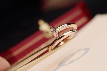 LUXEIFY JUSTE RING 2.65MM PINK GOLD DIAMOND