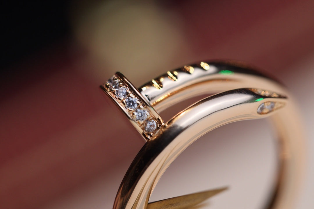 LUXEIFY JUSTE RING 2.65MM PINK GOLD DIAMOND