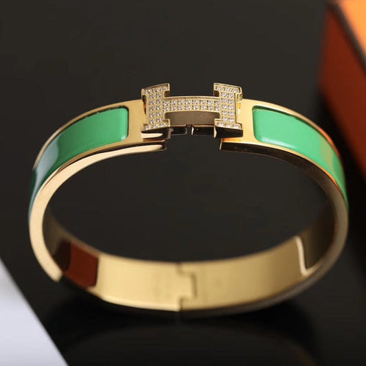 LUXEIFY H BRACELET GOLD DIAMOND