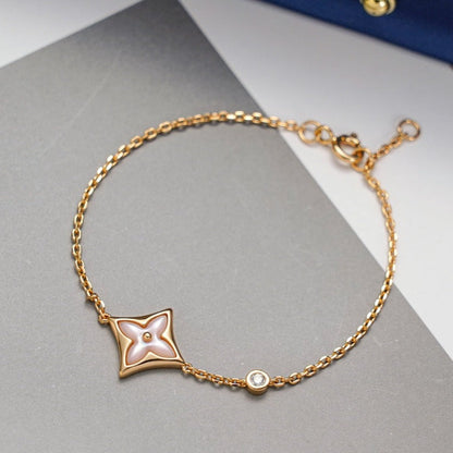 LUXEIFY STAR 1 DIAMOND PINK GOLD BRACELET
