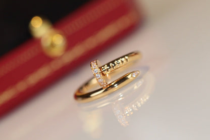 LUXEIFY JUSTE RING 2.65MM GOLD DIAMOND