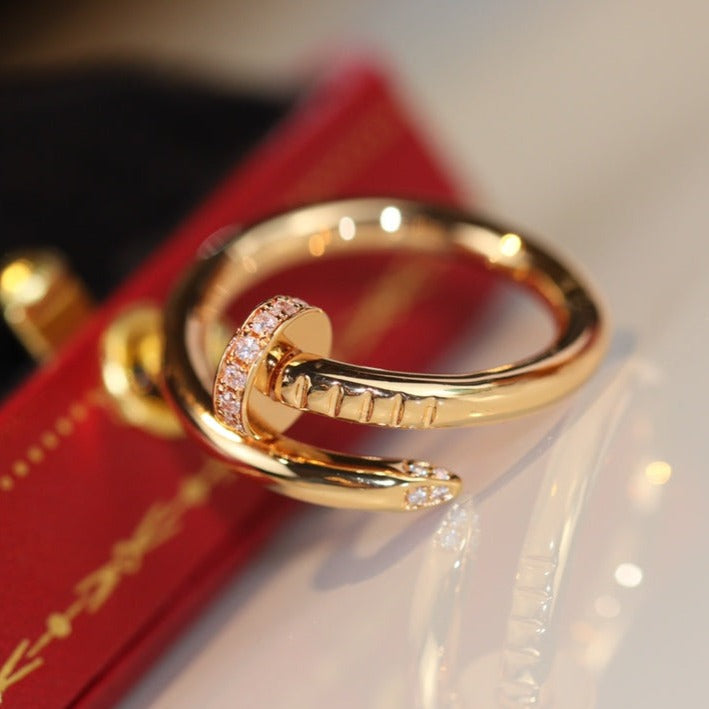 LUXEIFY JUSTE RING 2.65MM GOLD DIAMOND