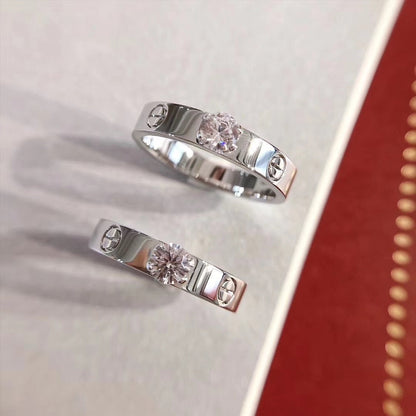 LUXEIFY LOVE RING 3.6MM 1 BIG DIAMOND