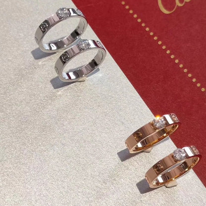 LUXEIFY LOVE RING 3.6MM 1 BIG DIAMOND