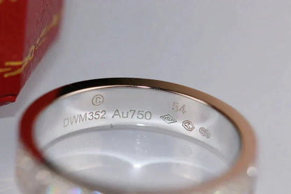 LUXEIFY LOVE RING 4MM DIAMOND PAVED