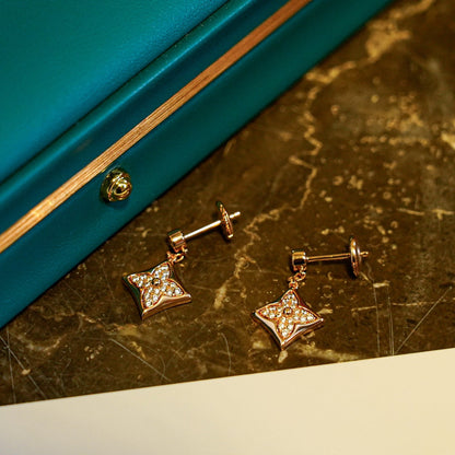 LUXEIFY STAR DIAMONDS EARRINGS GOLD