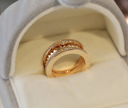LUXEIFY ZERO 1 GOLD DIAMOND RING