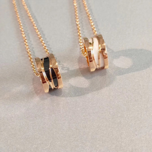 LUXEIFY ZERO 1 NECKLACE PINK GOLD