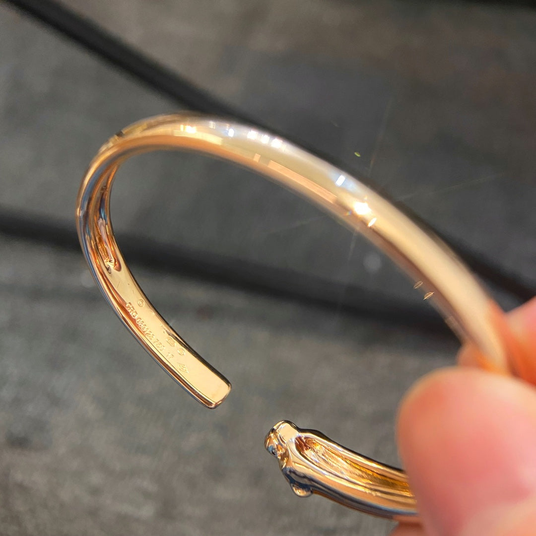 LUXEIFY PANTHERE GOLD OPEN BRACELET