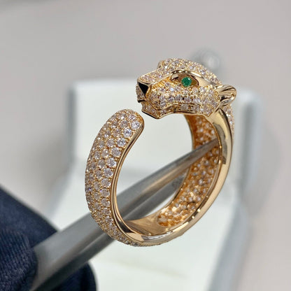 LUXEIFY PANTHERE PINK GOLD DIAMOND RING