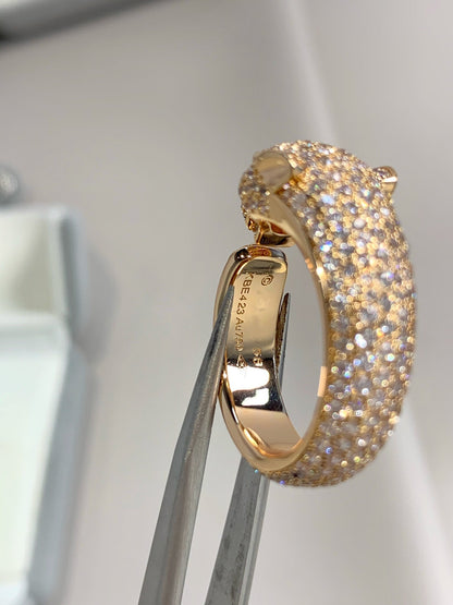 LUXEIFY PANTHERE PINK GOLD DIAMOND RING