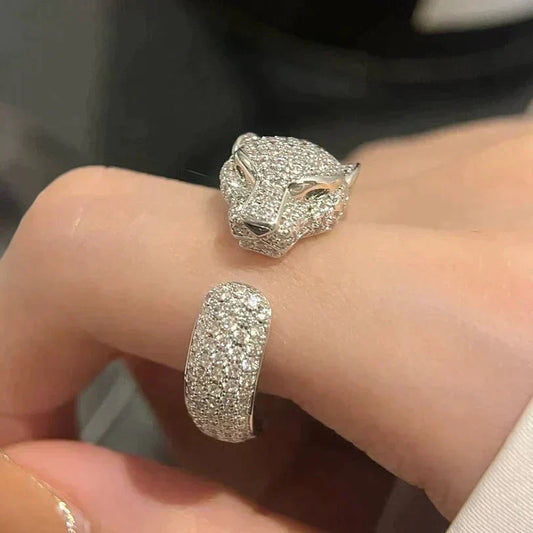 LUXEIFY PANTHERE 5.5MM ALL DIAMOND RING