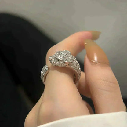 LUXEIFY PANTHERE 5.5MM ALL DIAMOND RING