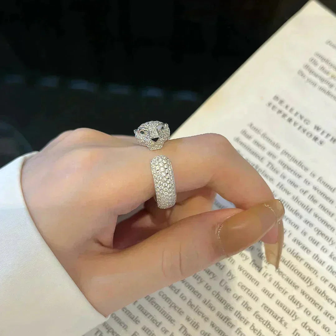 LUXEIFY PANTHERE 5.5MM ALL DIAMOND RING