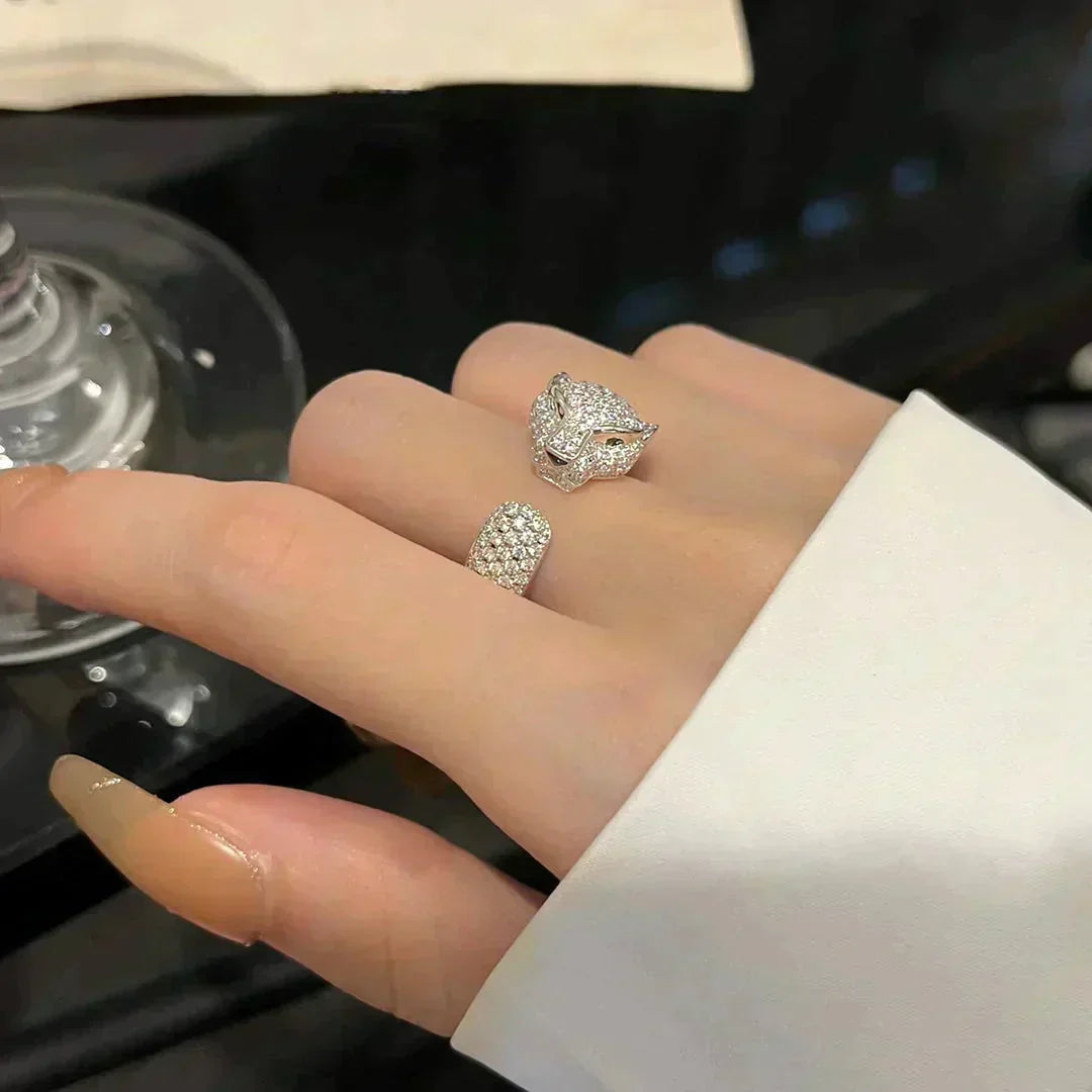LUXEIFY PANTHERE 5.5MM ALL DIAMOND RING