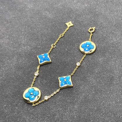 LUXEIFY STAR AND SUN TURQUOISE 4 MOTIFS 3 DIAMONDS