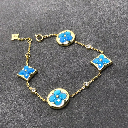 LUXEIFY STAR AND SUN TURQUOISE 4 MOTIFS 3 DIAMONDS