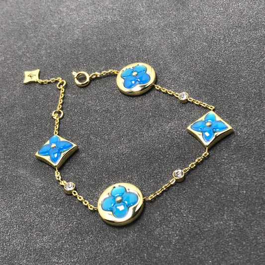 LUXEIFY STAR AND SUN TURQUOISE 4 MOTIFS 3 DIAMONDS