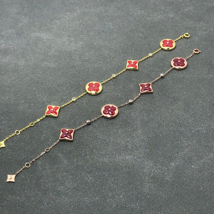 LUXEIFY STAR AND SUN CARNELIAN 4 MOTIFS 3 DIAMONDS