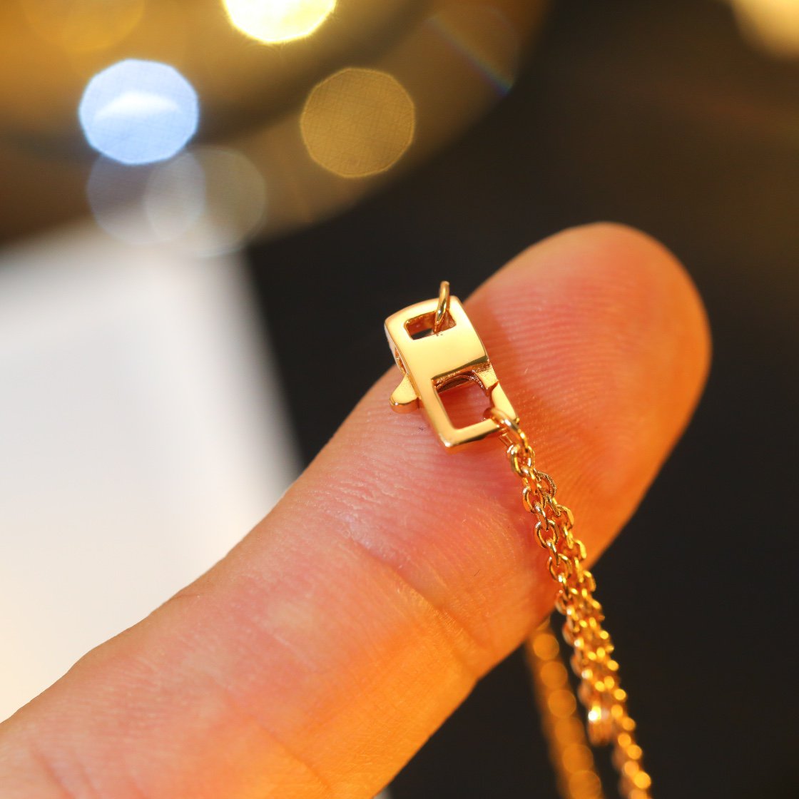 LUXEIFY STAR AND SUN DIAMOND PINK GOLD NECKLACE