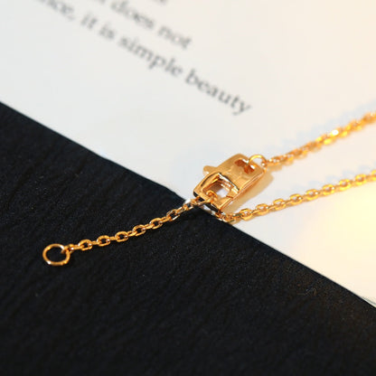 LUXEIFY STAR AND SUN DIAMOND PINK GOLD NECKLACE