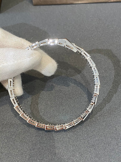 LUXEIFY SERPENTI BRACELET DIAMONDS SILVER