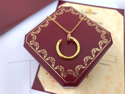 LUXEIFY JUSTE PINK DIAMOND NECKLACE
