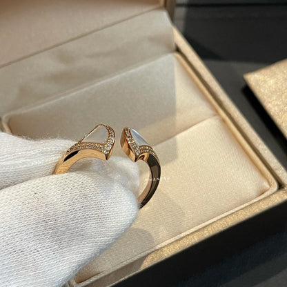 LUXEIFY DREAM MOP DIAMOND OPEN RING