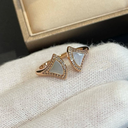 LUXEIFY DREAM MOP DIAMOND OPEN RING
