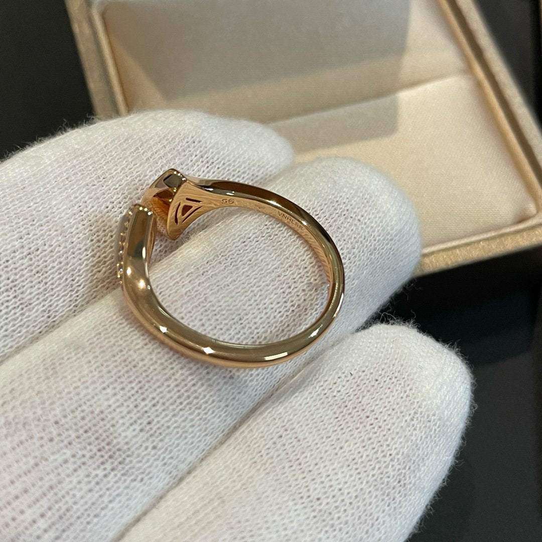 LUXEIFY DREAM MOP DIAMOND OPEN RING