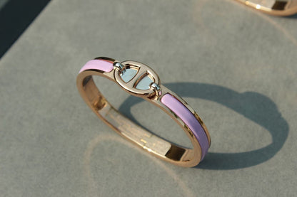 LUXEIFY CLIC CHAINE PINK GOLD BRACELET